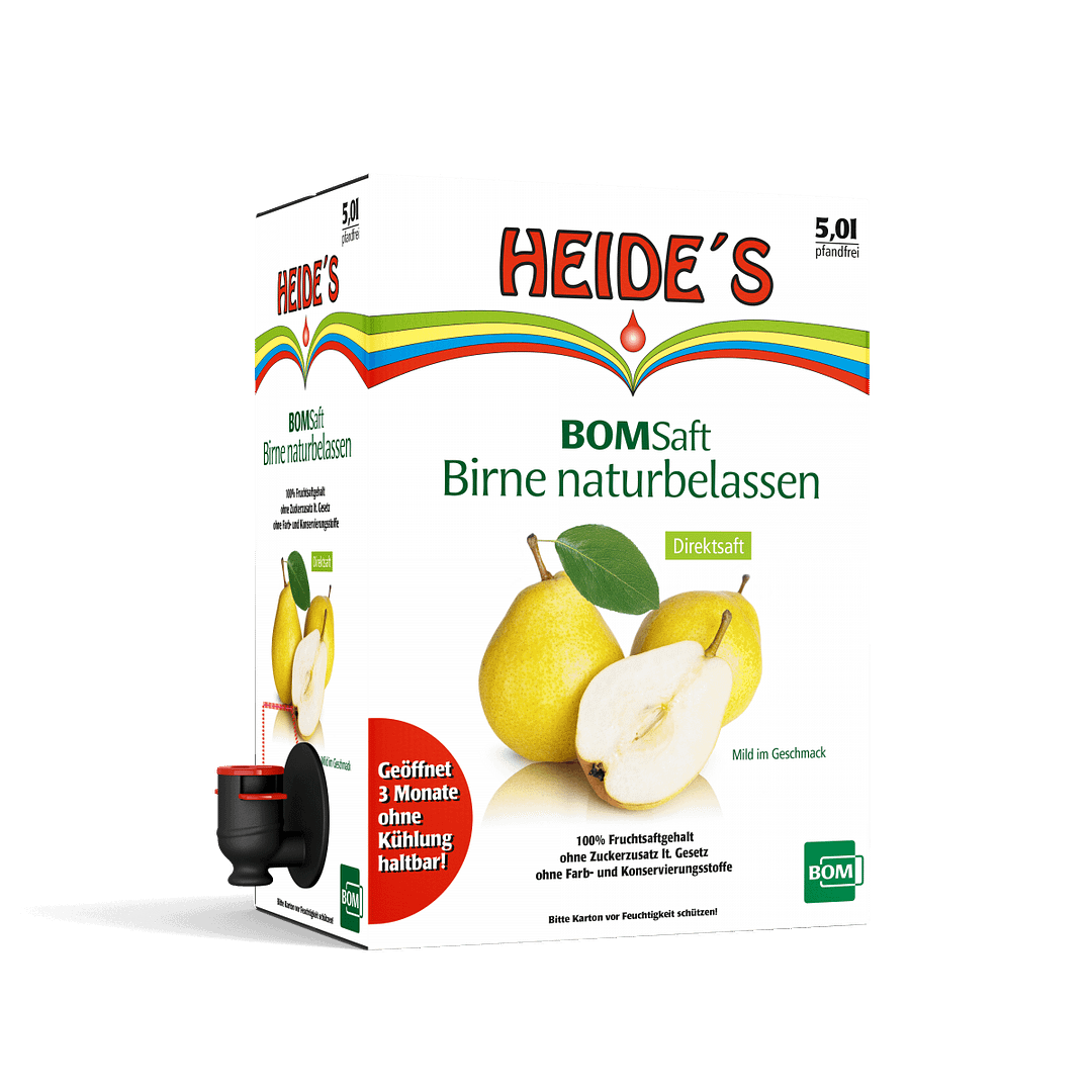 BOMSaft Birne naturbelassen