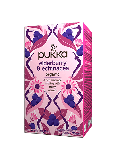 Pukka Baie de Sureau & Échinacée thé