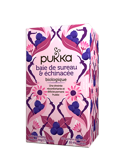 Pukka Baie de Sureau & Échinacée thé